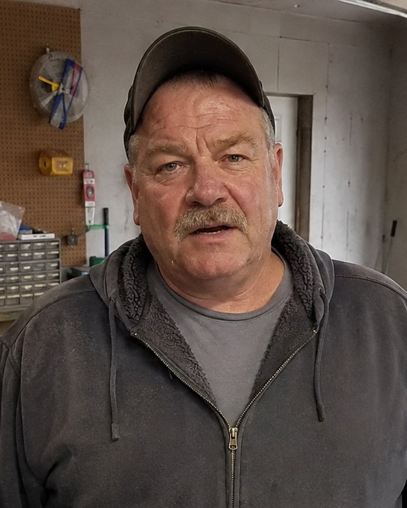 HOA Hank in his garage